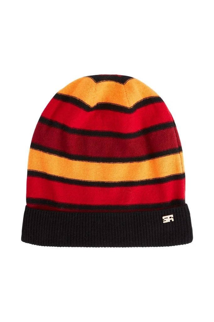 预计3周后发货 SONIA RYKIEL Bonnet - Raye Rouge Et Orange - Femme 1