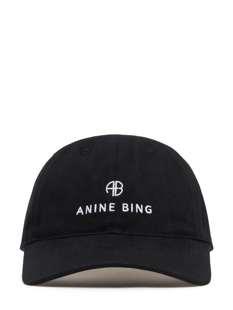 ANINE BING Jeremy Cotton Baseball Cap 1
