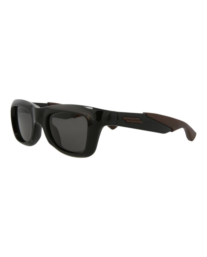 Bottega Veneta Square-Frame Injection Sunglasses