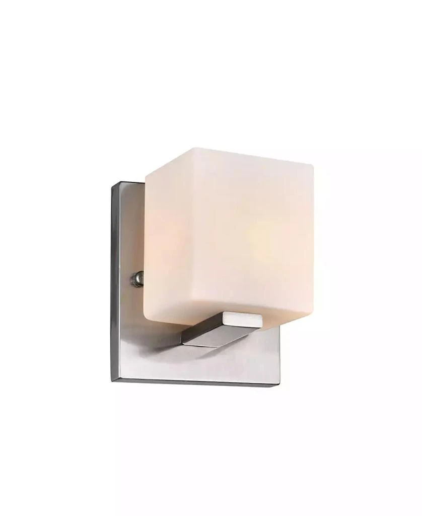 CWI Lighting Satin Nickle 1 Light Wall Sconce 2