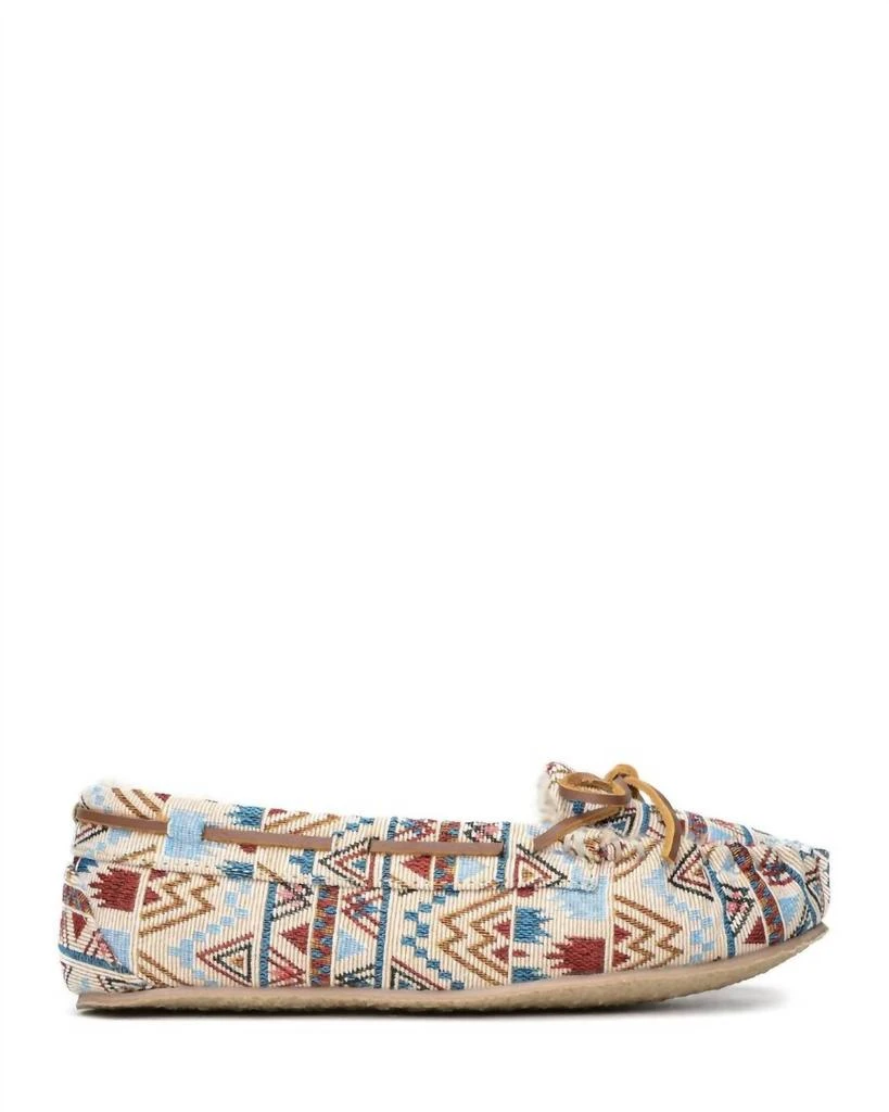 Minnetonka Minnetonka - Women's Cally Mosaic Faux Fur Lined Slipper 1