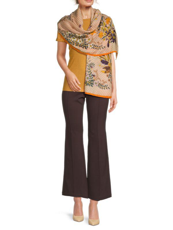 La Fiorentina Floral Print Scarf