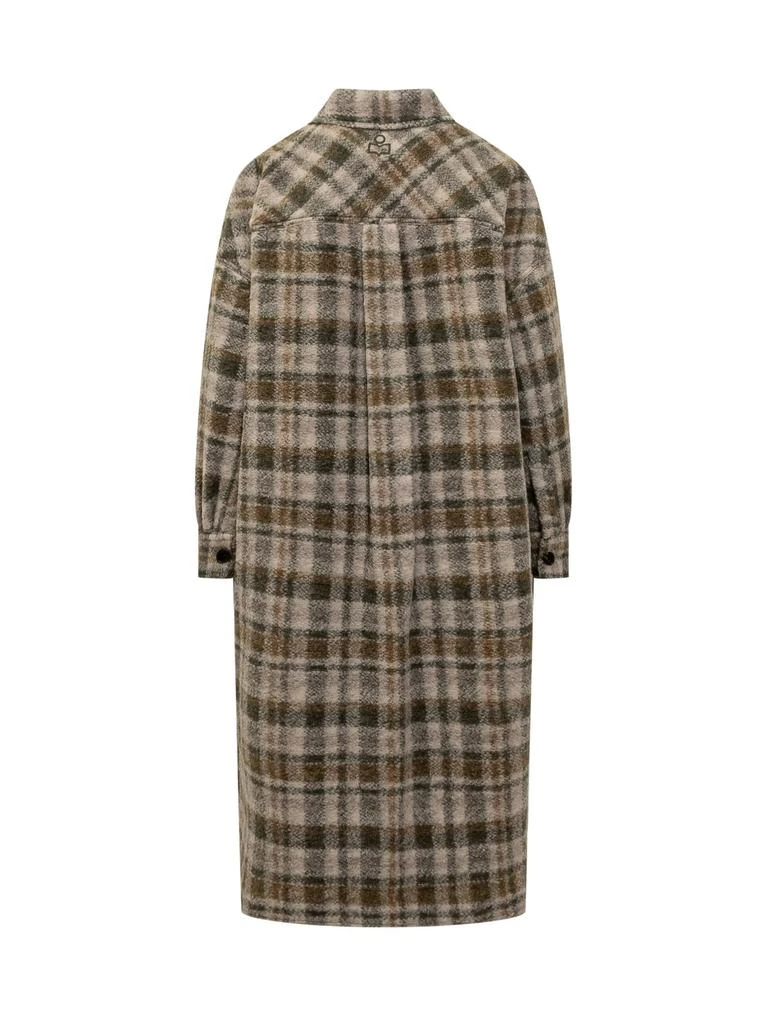 Isabel Marant Étoile Isabel Marant Étoile Long-Sleeved Checked Coat 2