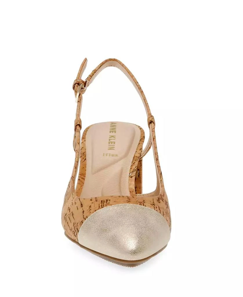 Anne Klein Women's Brooklyn Block Heel Slingback Dress Pumps 14