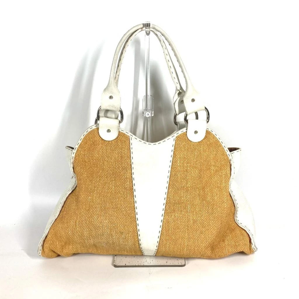 Fendi Selleria   Straw Beach Bag Shoulder Bag (Pre-Owned) 1