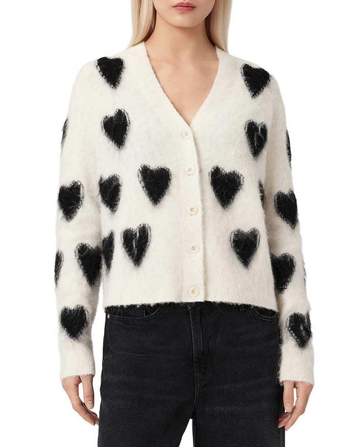 ALL SAINTS V Neck Cardigan Sweater