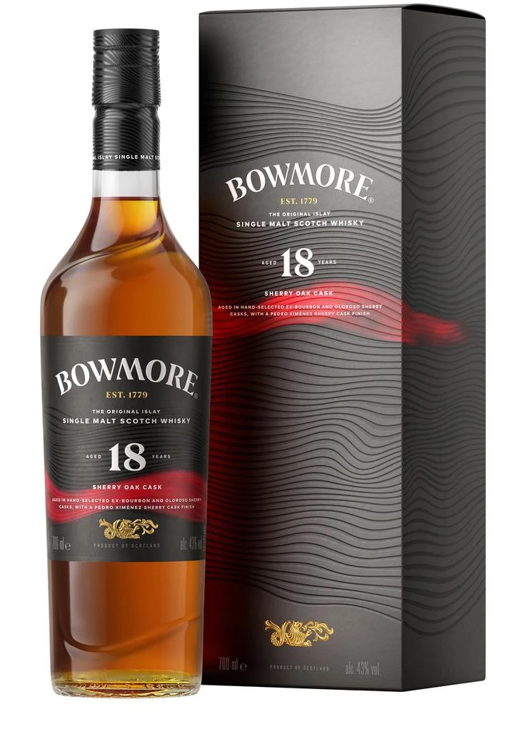 Bowmore 18 Year Old Sherry Cask Single Malt Whisky 1