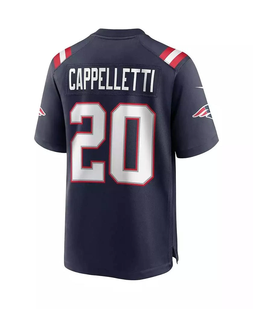 NIKE Men's Gino Cappelletti Navy New England Patriots Game Retired Player Jersey 3