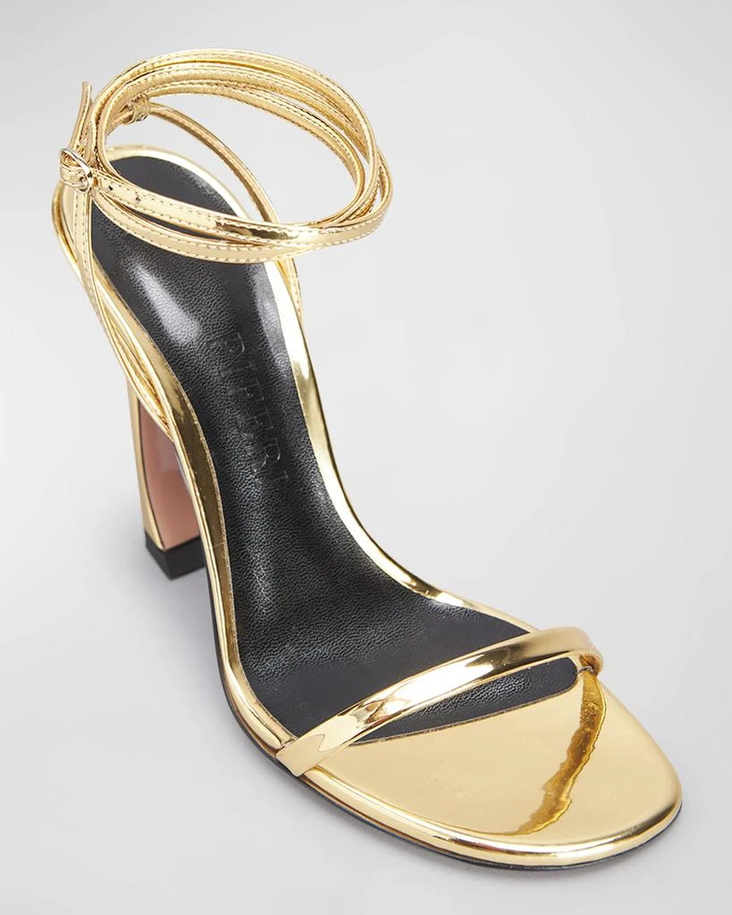 Piferi Fade Vegan Metallic Ankle-Wrap Sandals 5