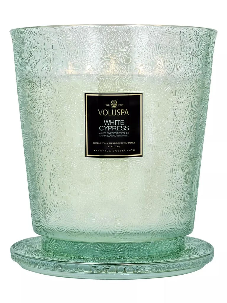 Voluspa White Cypress 5-Wick Candle 1