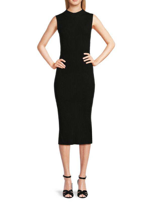 Theory Sleeveless Bodycon Midi-Dress