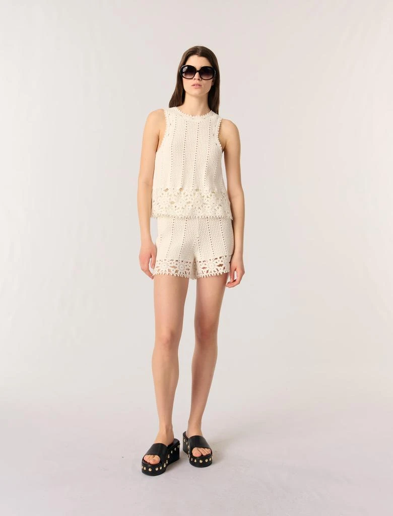 Maje Maje Woman's cotton Crochet-knit shorts for Spring/Summer 1