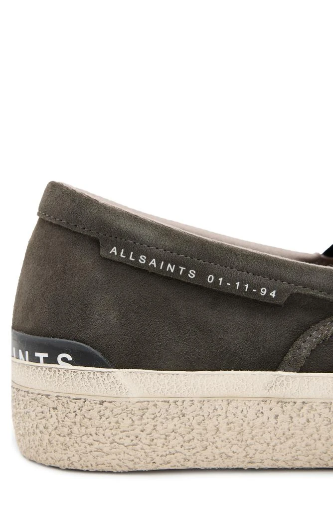 All Saints Gray Slip-On Athletic Shoes Shop Suede Slip-On Sneaker on Sale at BeyondStyle – Get 76  main image 4