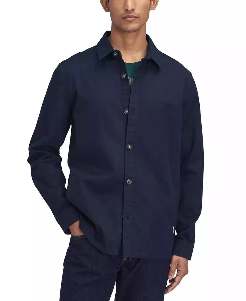 Barbour Men's Ruxton Tailored-Fit Stretch Twill Shirt Jacket 1