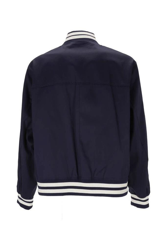 Valentino Valentino Logo Patch Varsity Bomber Jacket 2