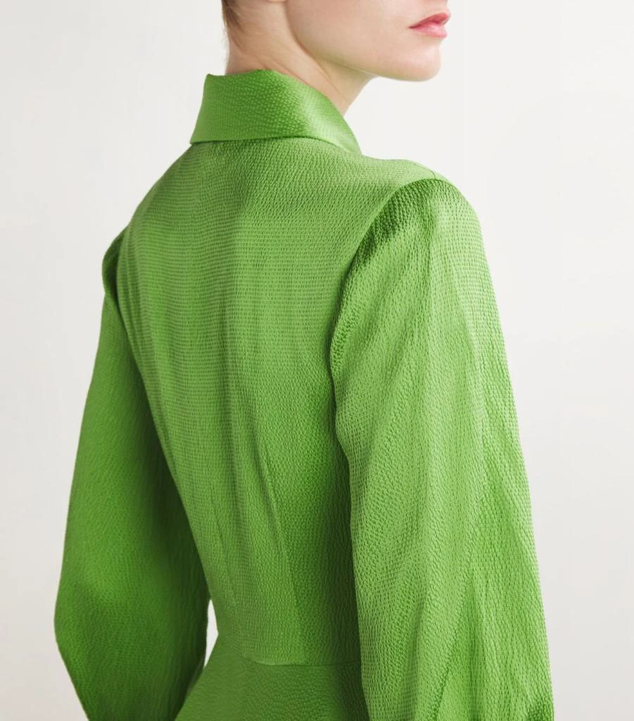 LAURA GREEN Silk Astrid Midi Dress 4