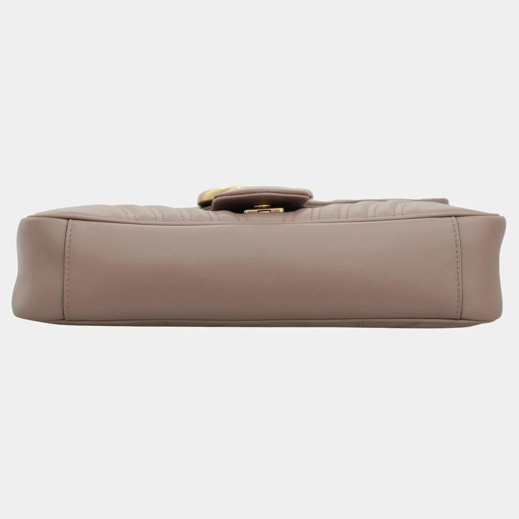 Gucci Gucci Nude Pink Leather GG Marmont Medium Shoulder Bag 5