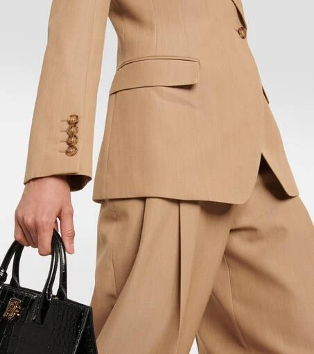 Burberry Single-breasted wool blazer 5
