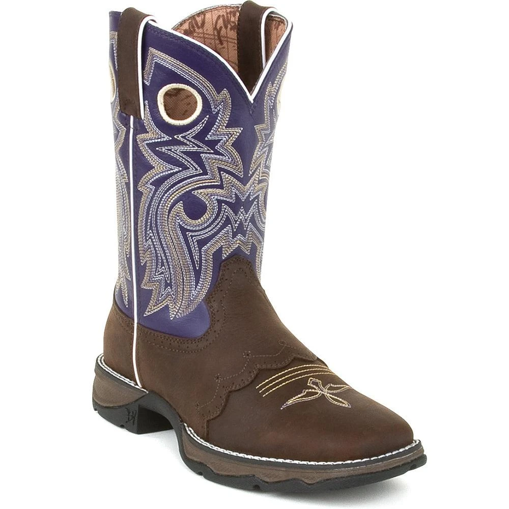 Durango Lady Rebel Embroidered Cowboy Square Toe Boots 2