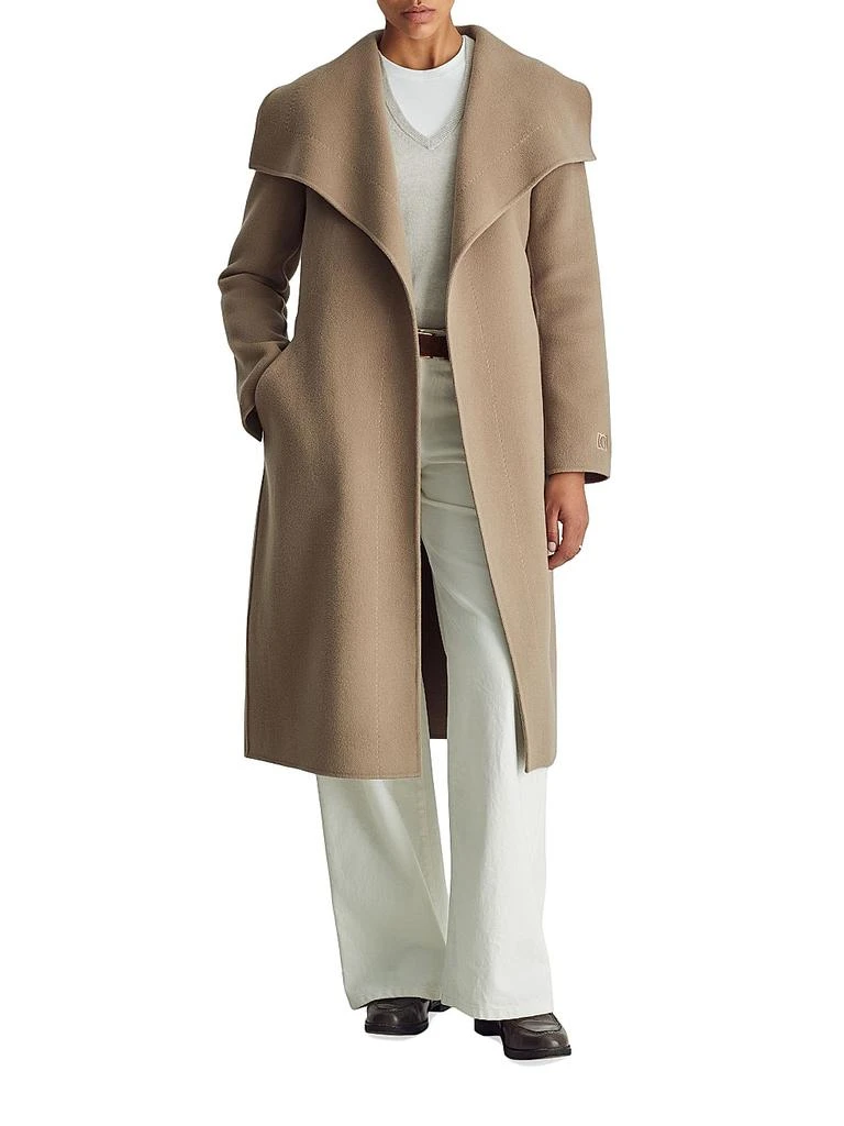 Dawn Levy Gisele Wool & Cashmere Belted Coat 2