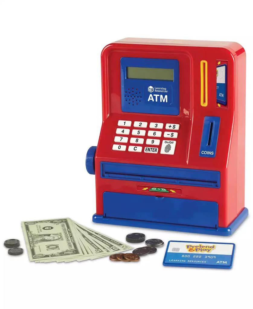 AreYouGame Learning Resources Pretend Play - Teaching Atm Bank 7