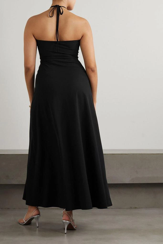 DODO BAR OR Whitney embellished cutout stretch-jersey halterneck maxi dress 3