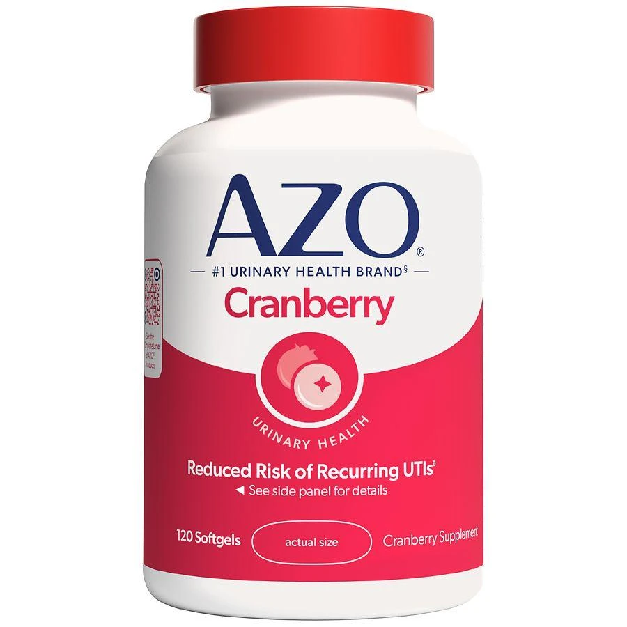 AZO Cranberry Urinary Tract Health, Dietary Supplement Softgels Cranberry 1
