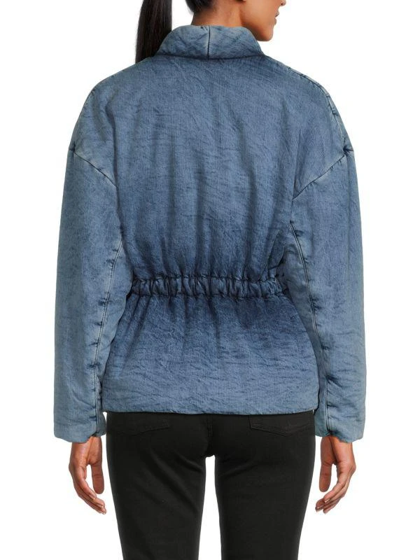 ba&sh Denim Puffer Jacket 2