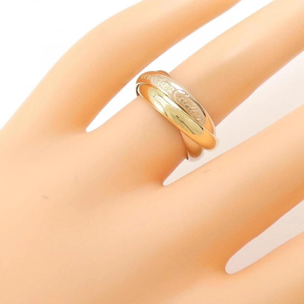 Cartier pink gold (18K) gold (18K) yellow gold (18K) Band Ring (Pre-Owned) 4