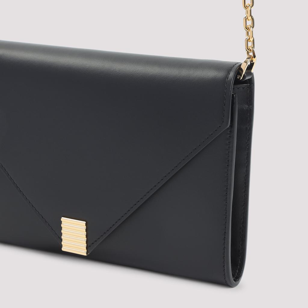 ショルダーバッグ・ポシェット Lanvin Concerto Arpege Black Leather Chain Wallet Lanvin BLACK CONCERTO ARPÈGE LEATHER CHAIN WALLET - Wallets