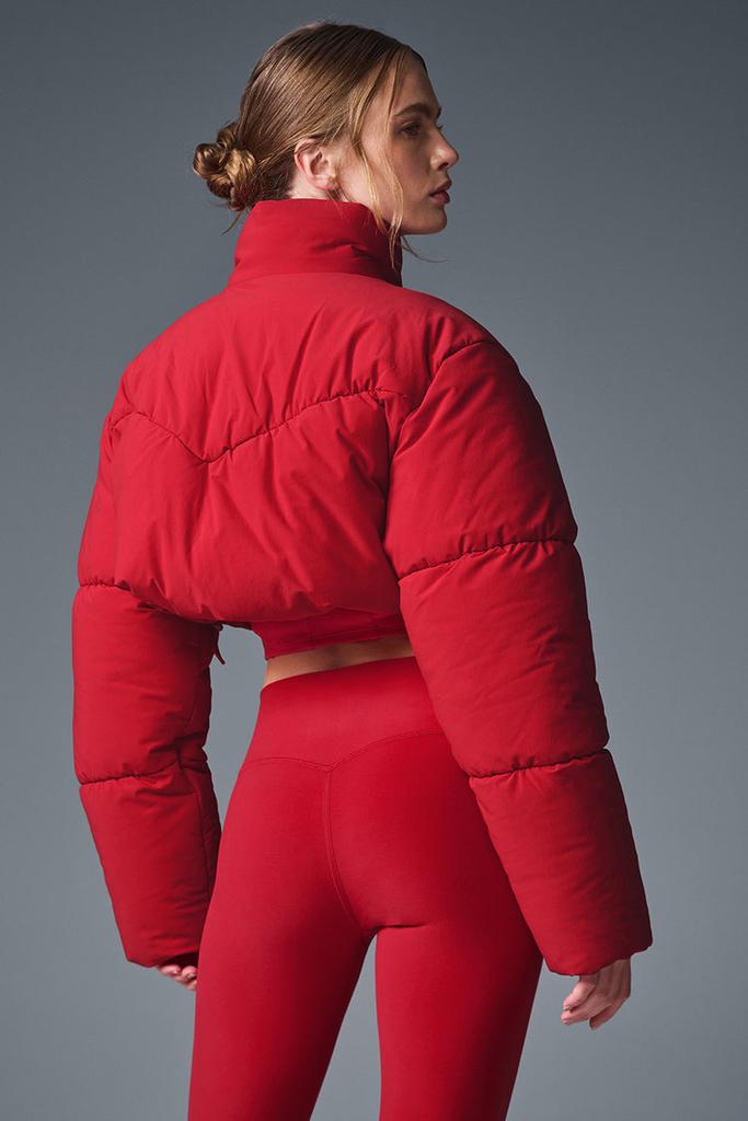ダウンジャケット・コート \"ALO Yoga\" MAIN ACT CORSET PUFFER Main Act Corset Puffer - Black | Alo Yoga