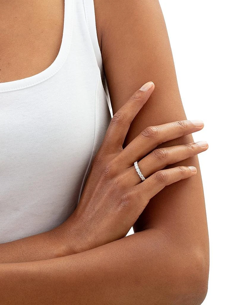 Hearts On Fire Signature 18K White Gold 
0.46-0.56 TCW Diamond 9-Stone Band 2