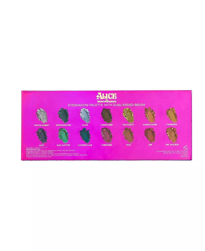 Sigma Beauty Disney Alice in Wonderland Eyeshadow Palette 4