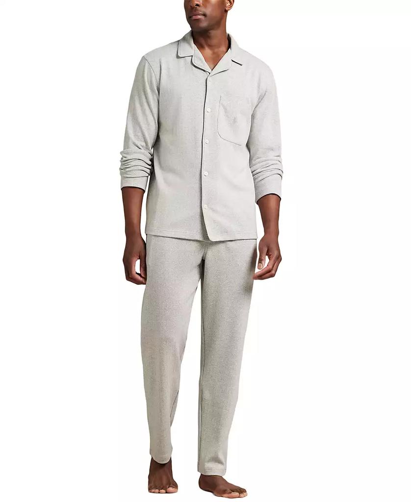 Ralph Lauren Men's Herringbone Drawstring Pajama Pants