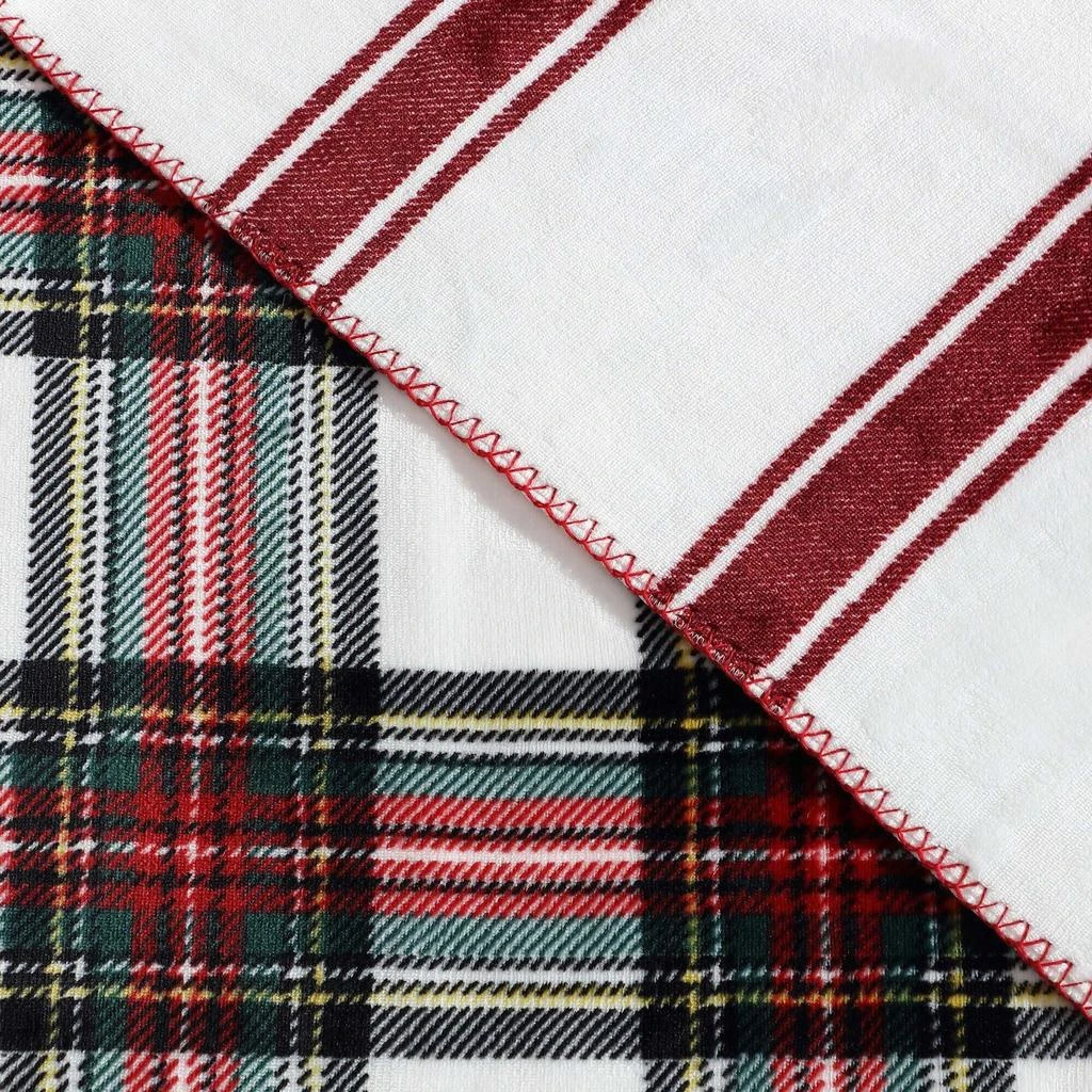 Nautica Hillcrest Plaid Red Throw Blanket 2