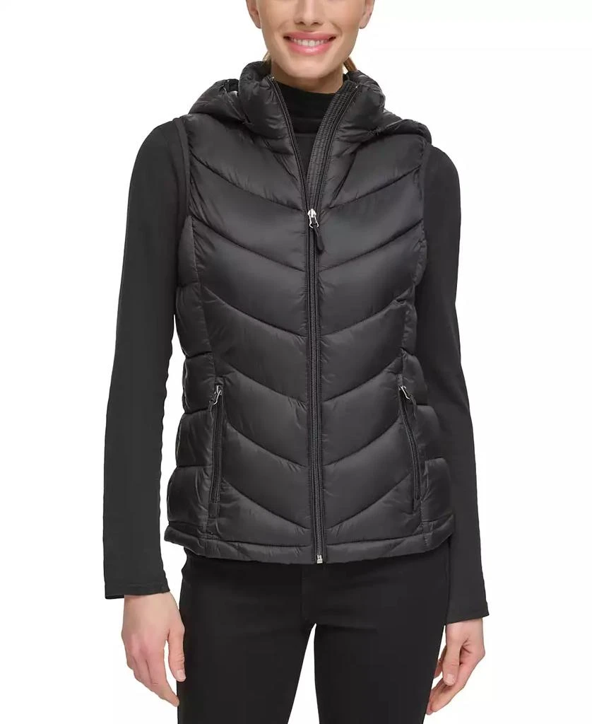 Charter Club Women's Packable Hooded Puffer Vest, Created for Macy's 1