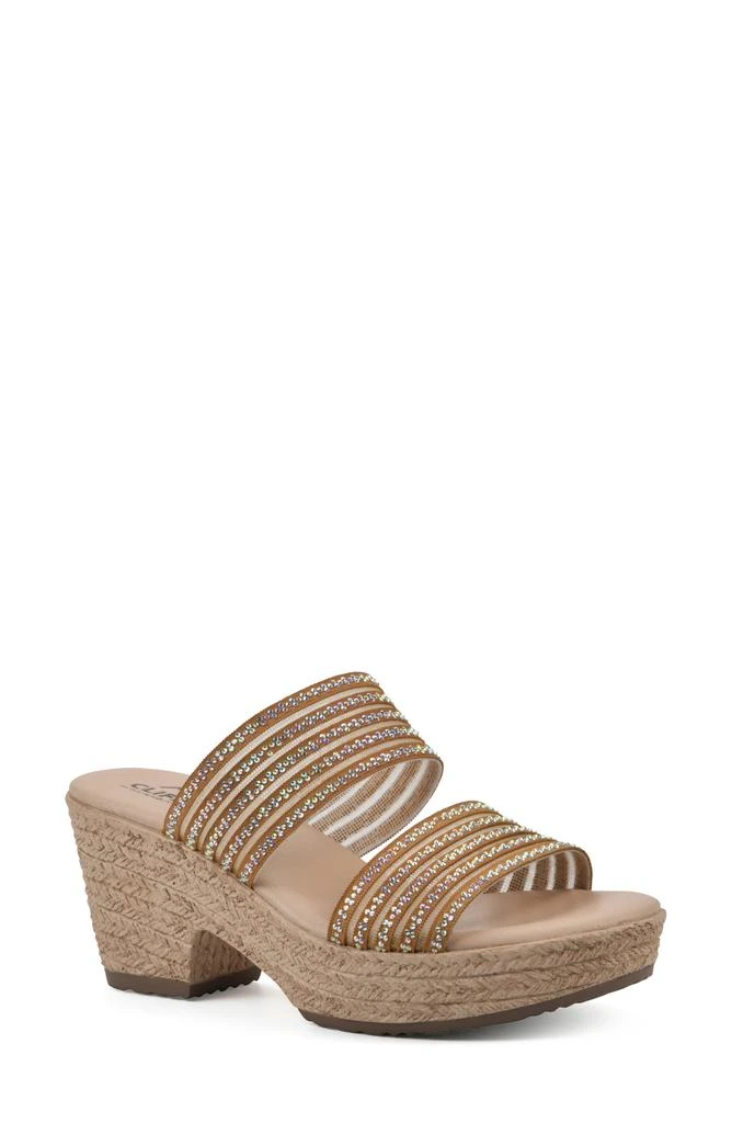 White Mountain Bia Espadrille Platform Sandal 1