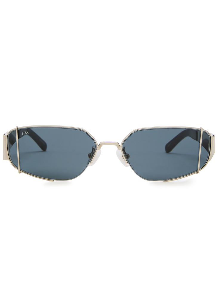 FOR ART'S SAKE Talia rectangle-frame sunglasses