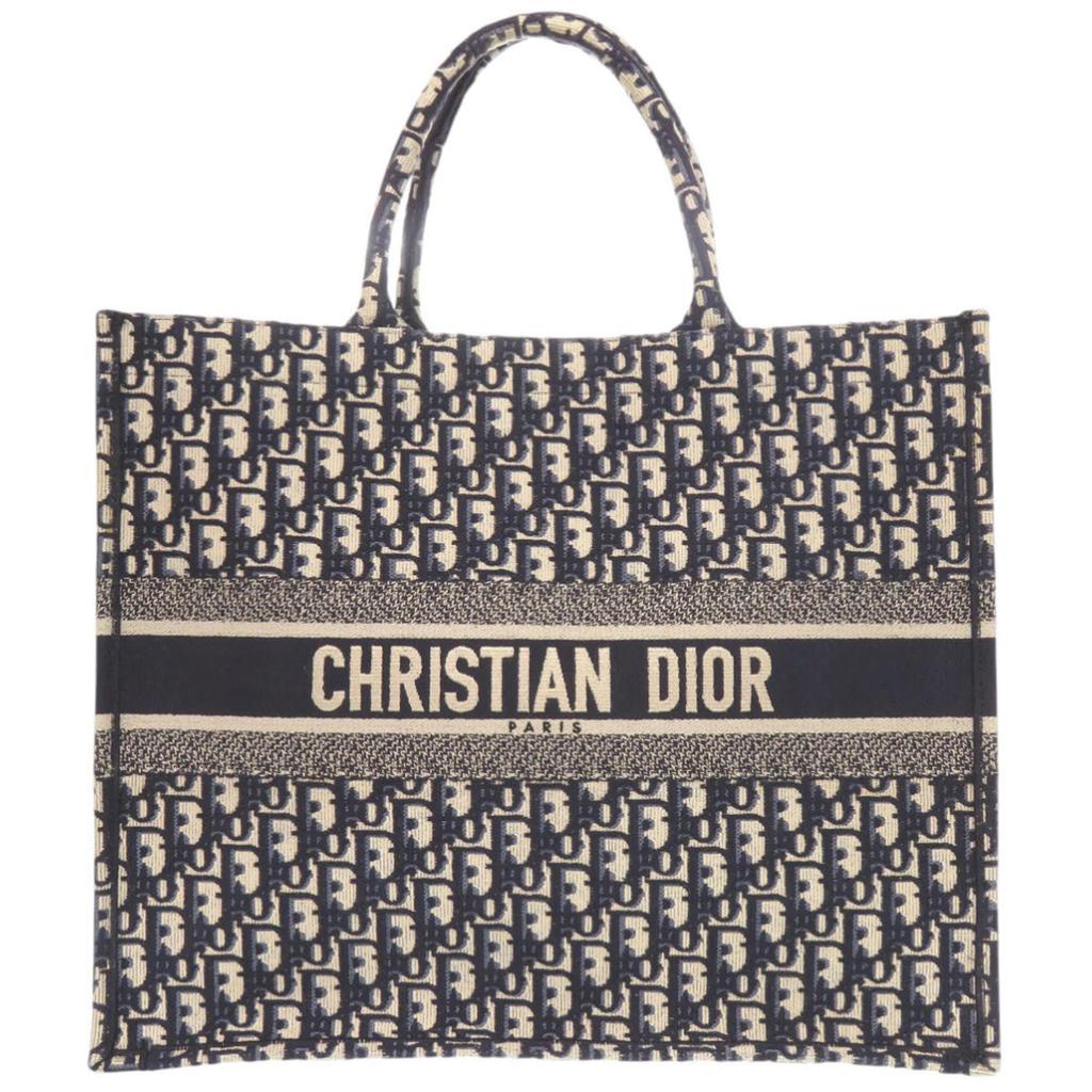 Dior Dior Blue Mizza Medium Embroidered Canvas Leopard Lady D Lite