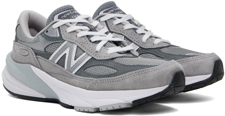 New Balance Gray Made In USA 990v6 Sneakers 4