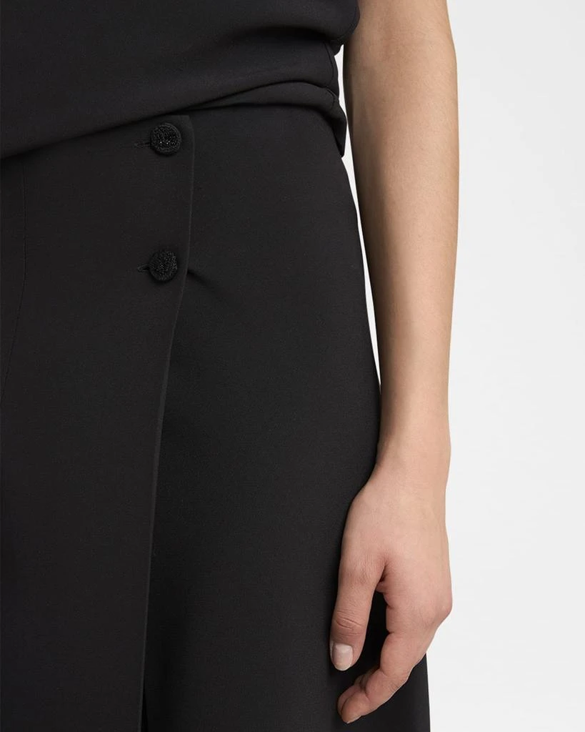 Loro Piana Alida Cady Soraya Silk Skirt 5