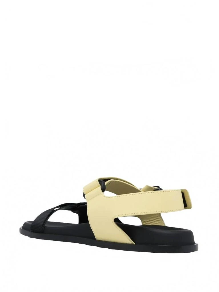 Salvatore Ferragamo Women
s Gancini Touch-Strap Sandals In Black/yellow 2
