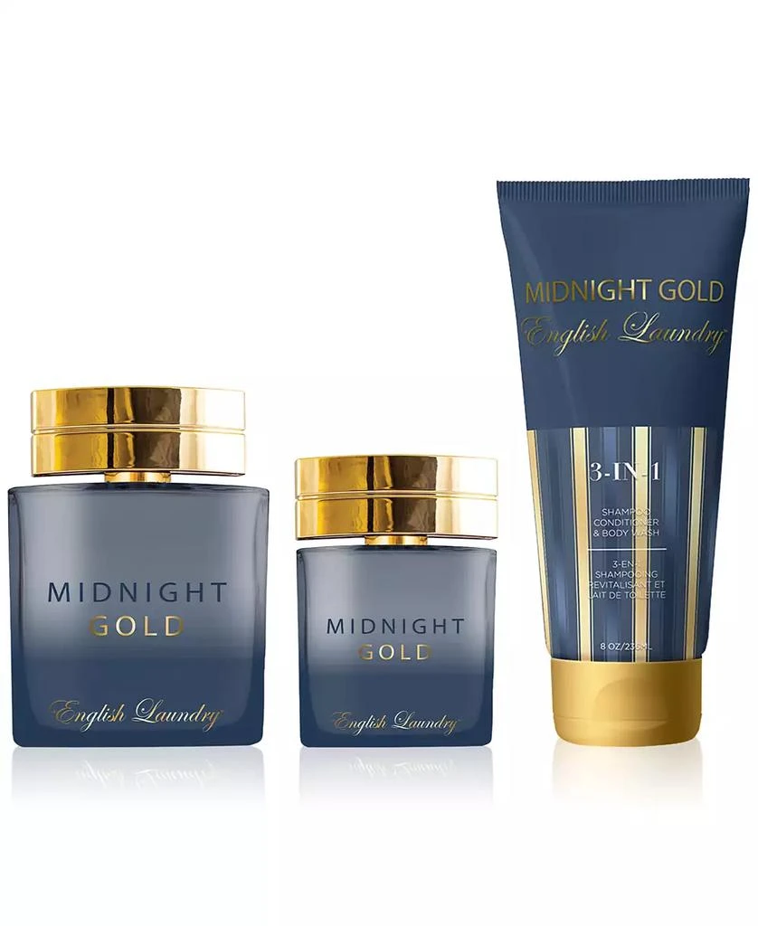 English Laundry Men's 3-Pc. Midnight Gold Eau de Parfum Gift Set 4