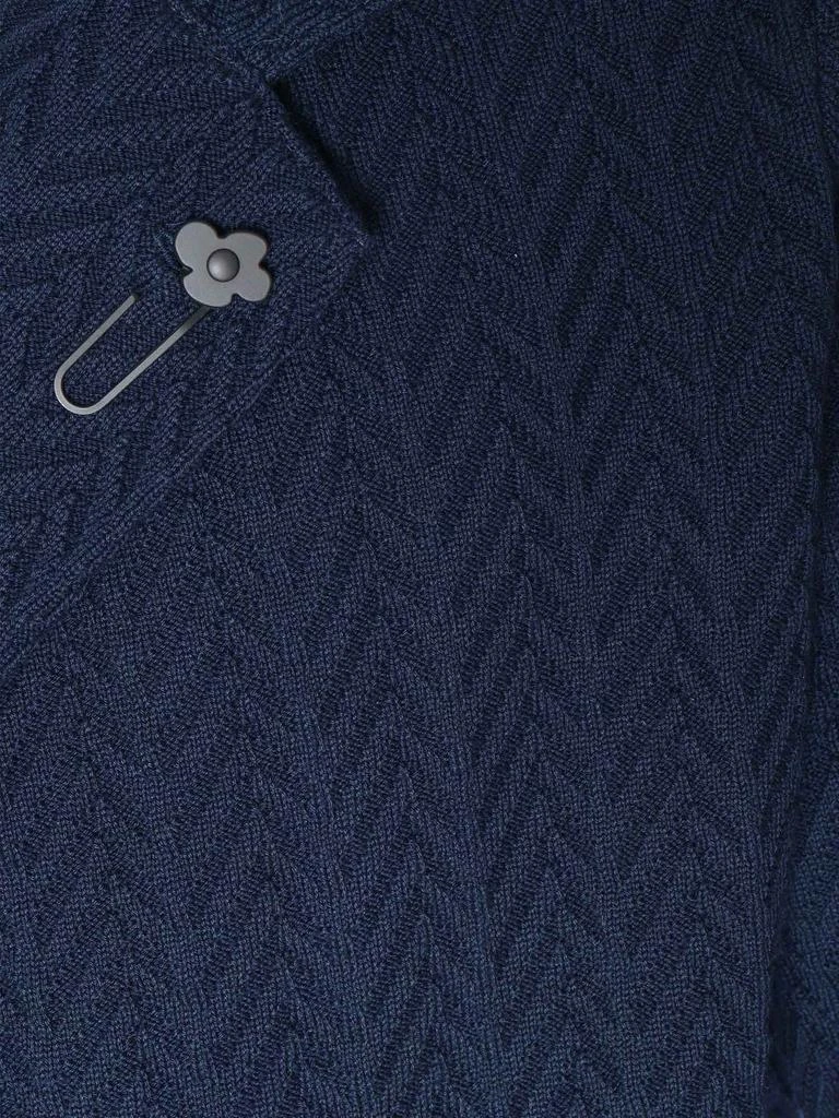 LARDINI Lardini Brooch-Detail Double-Breasted Blazer 3