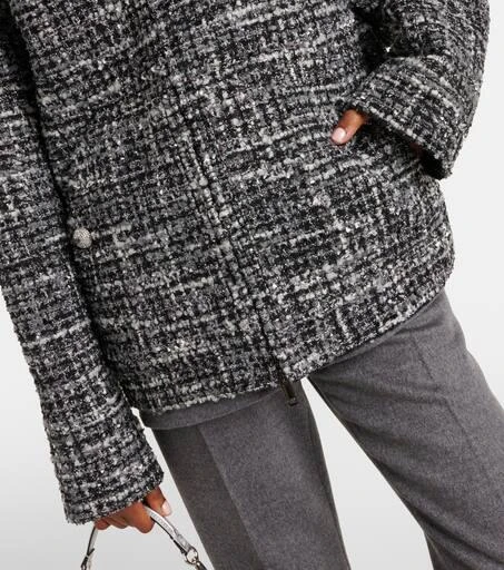 Valentino Mossi mélange tweed jacket 5