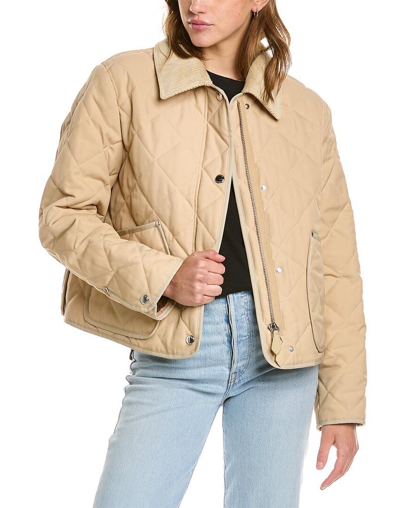 Burberry Burberry Diamond Quilted Cropped Jacket