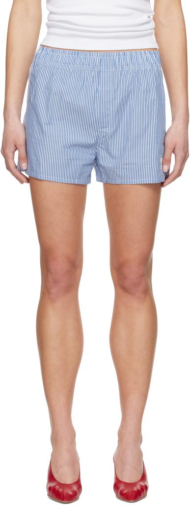 ショートパンツ AMI PARIS ORGANIC COTTON STRIPED SHORTS AMI AMI PARIS - Organic Cotton Striped Shorts - Pants