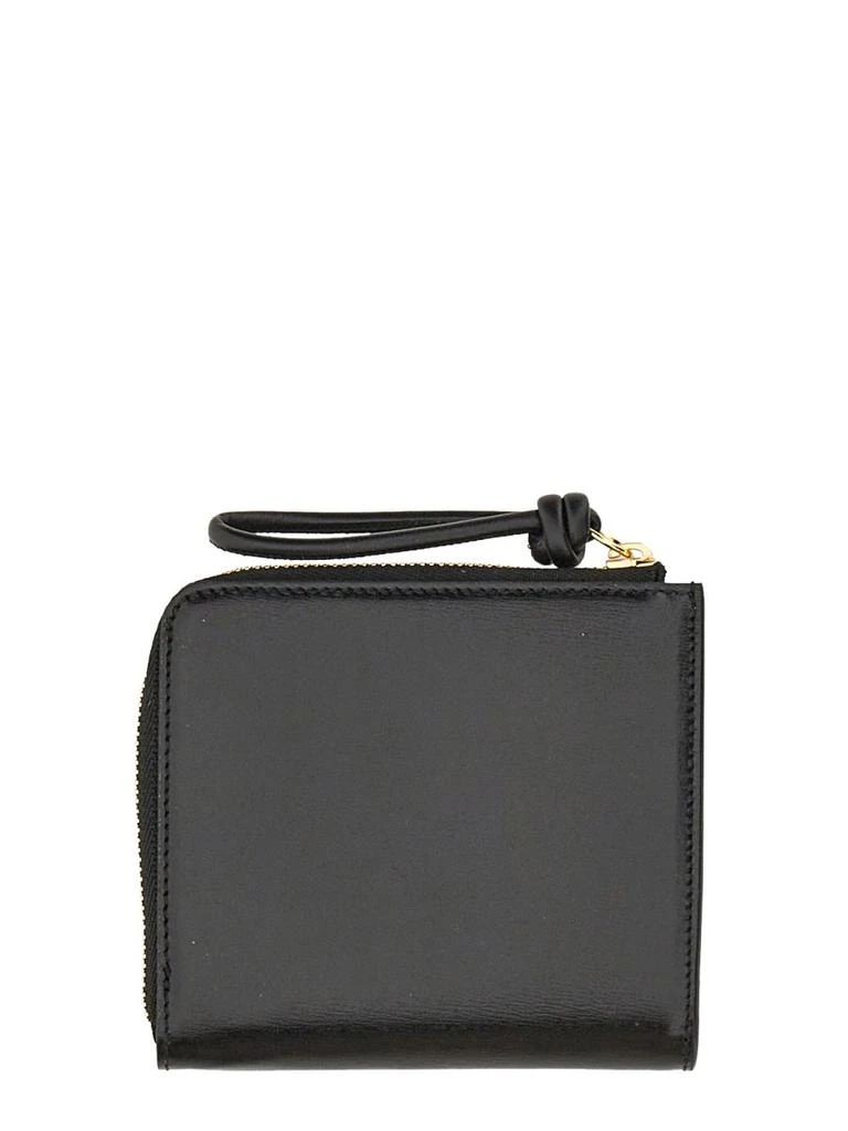 Jil Sander Jil Sander Logo Embossed Zip-Around Wallet 2
