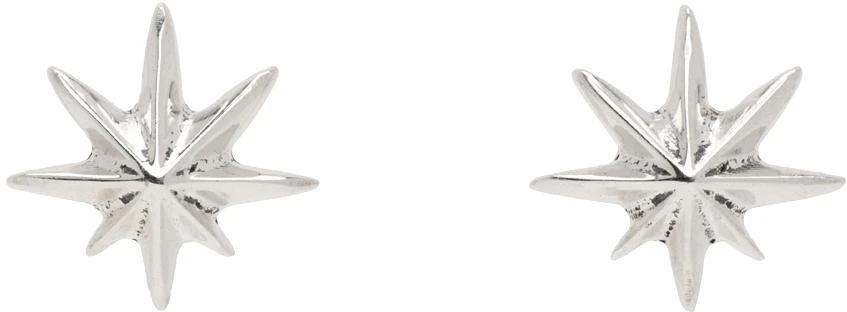 MAPLE Silver Hempstar Earrings 1