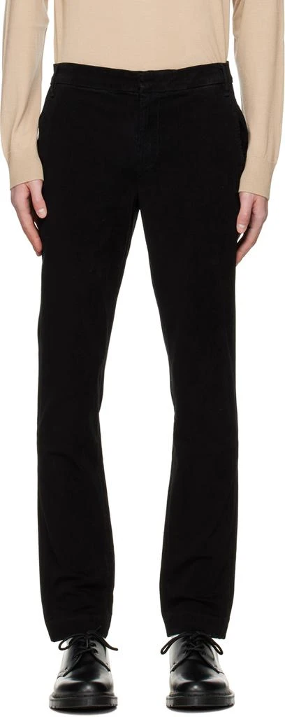 FRAME Black Slim Trousers 1